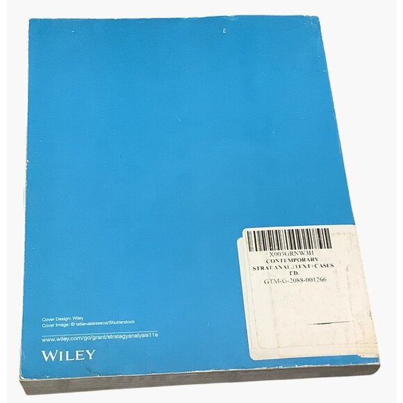 Contemporary Strategy Analysis By Robert M. Grant 11th Edition Paperback Book - Picture 3 of 6